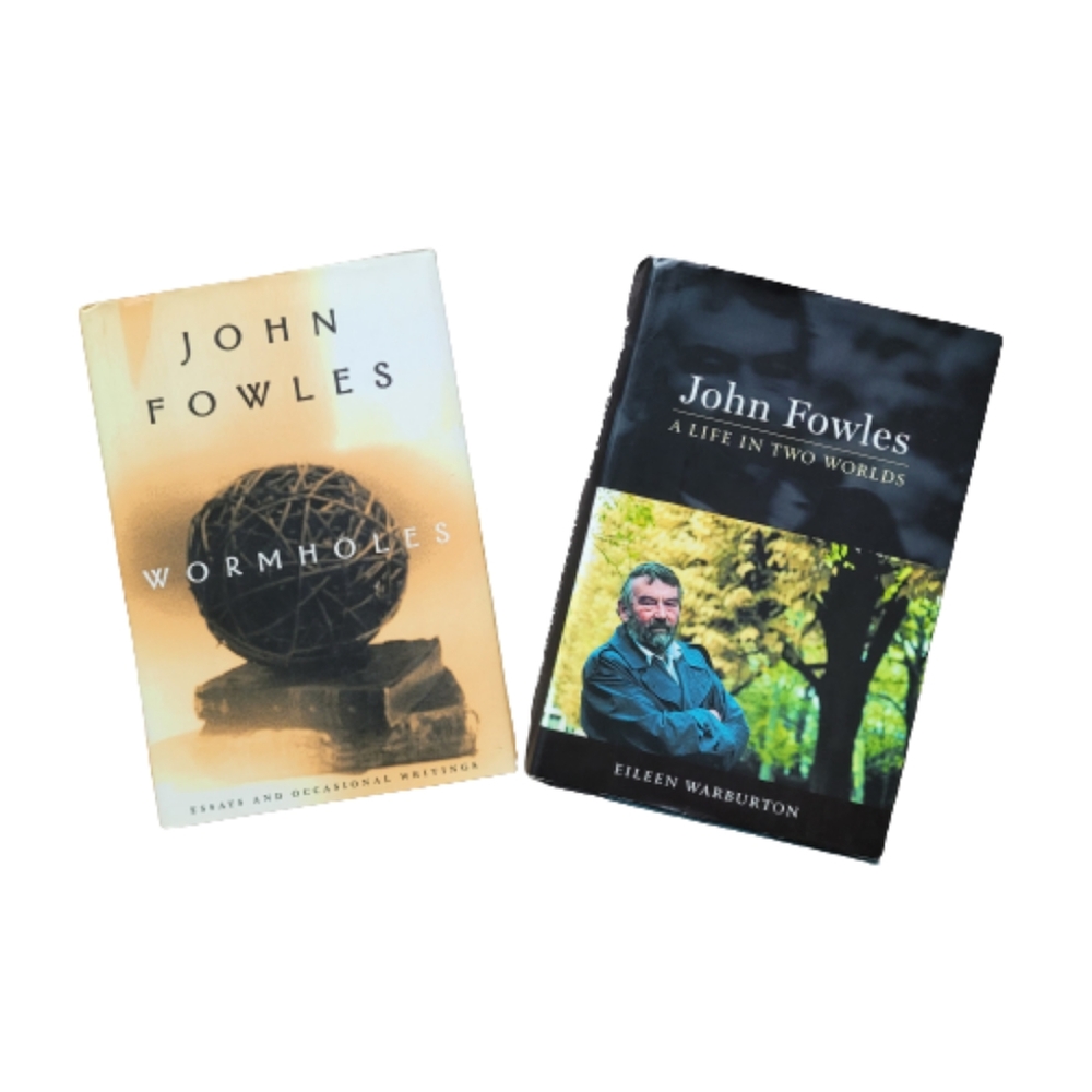 LOT John Fowles Hardcover Nonfiction Book Bundle